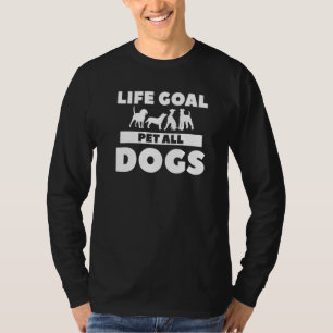 T-shirt Objectif de vie Animaux Tous les chiens Chiens Ani