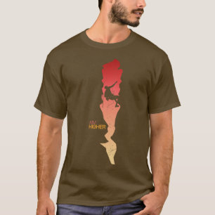 T-shirt Objectif Escalade Roche Motivationnelle Supérieure