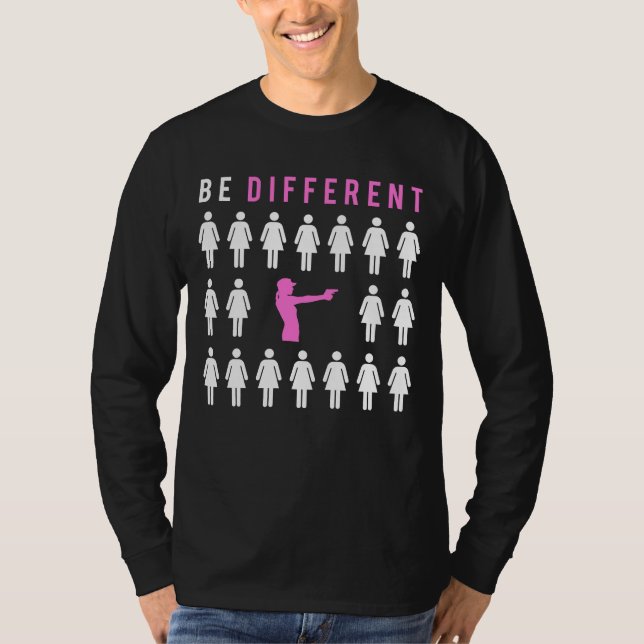 T-shirt Objectif pour le plaisir : Tir sur les armes à feu (Devant)