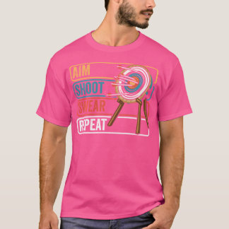 T-shirt Objectif Tir ou répéter Funny Archers Arche tradit