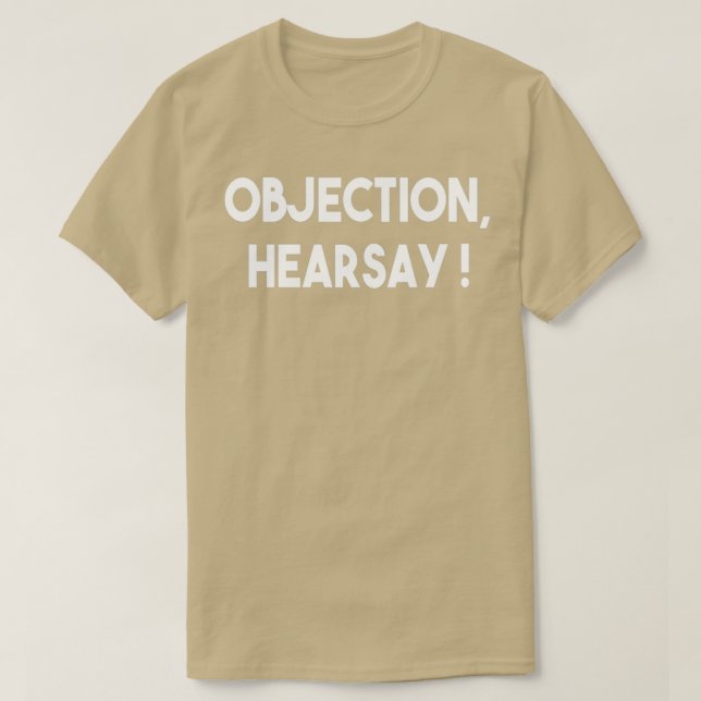 T-shirt Objection Honneur Drôle T 2 (Design devant)