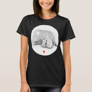 T-shirt Objet cadeau Ours polaire mignon Ours caricature m