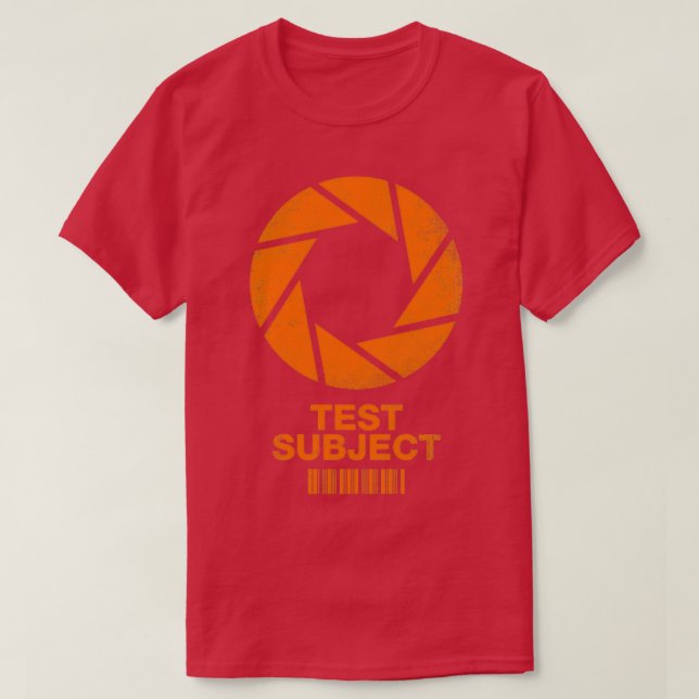T-shirt Objet de test Orange (Design devant)