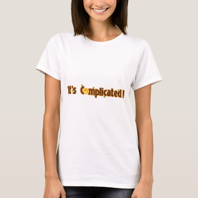 T-shirt Objet fantastique : Il a compliqué (Devant)
