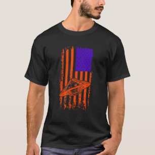 T-shirt Objet volant non identifié Us Indicateur Amérique 