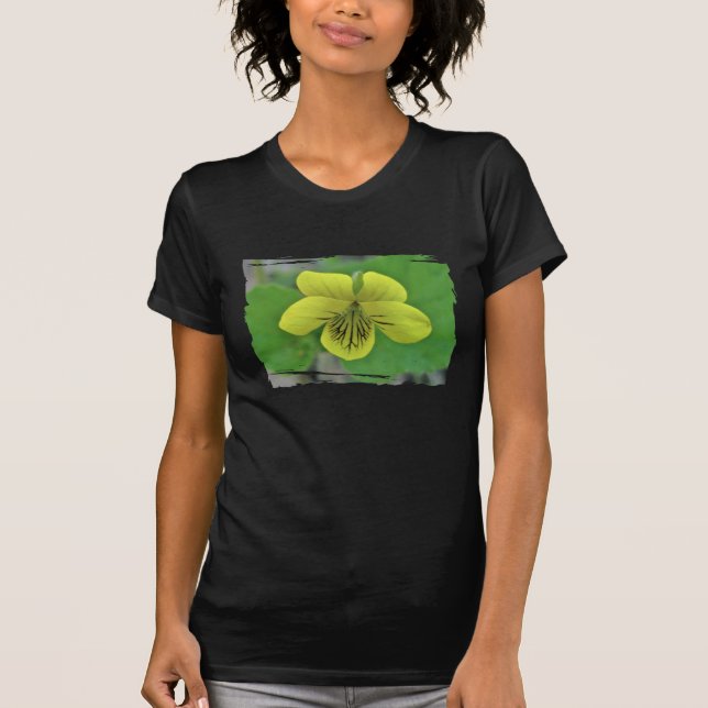 T-shirt Objets de coordination de violette jaune sauvage (Devant)