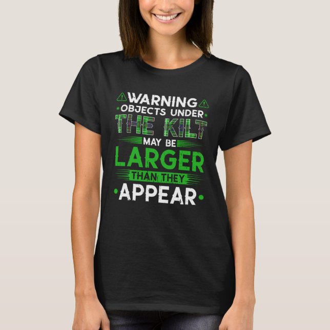T-shirt Objets sous le kilt peuvent être plus grands Écoss (Devant)