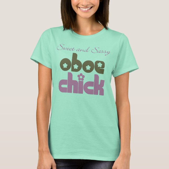 T-shirt Oboe Fun Pour Musicien Oboiste (Devant)