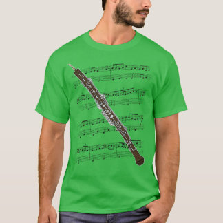 T-shirt Oboe Lecteur Oboist Woodwind Musicien Couleur