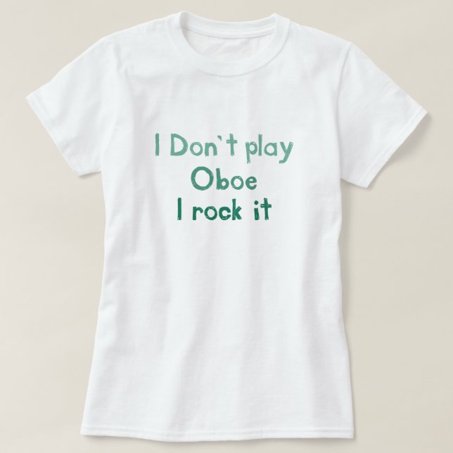 T-shirt Oboe Rock It - Dames (Design devant)