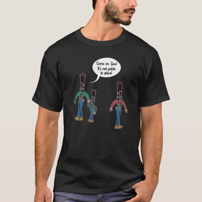 T-shirt Oboist Music Orchestra Pun Oboe (Devant)