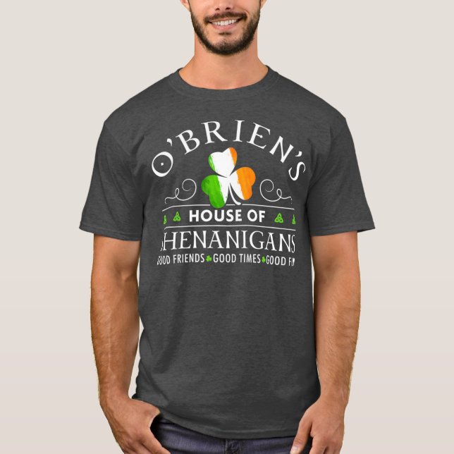 T-shirt OBrien Maison de Shenanigans Jour de la Saint Patr (Devant)