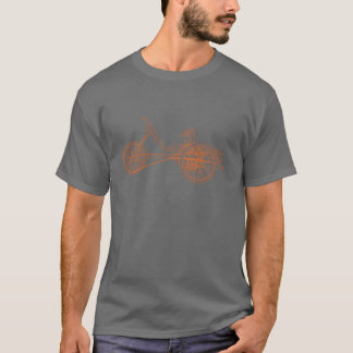 T-shirt Obscurité couchée de tricycle