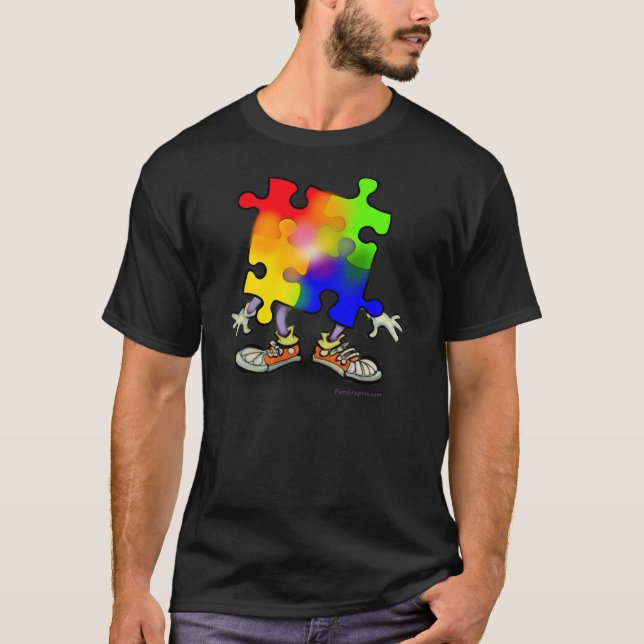 T-shirt Obscurité d'autisme (Devant)