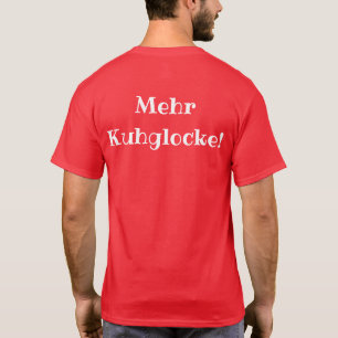 T-shirt Obscurité de chemise de DMV Mehr Kuhglocke