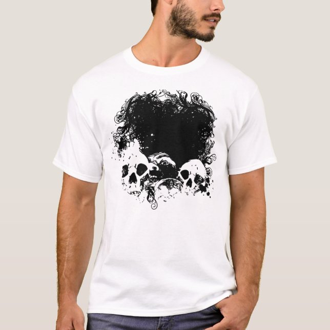 T-shirt Obscurité de crâne (Devant)