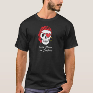 T-shirt Obscurité de pièce en t de pirate de Valentine