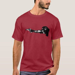 T-shirt Obscurité de singe de tir