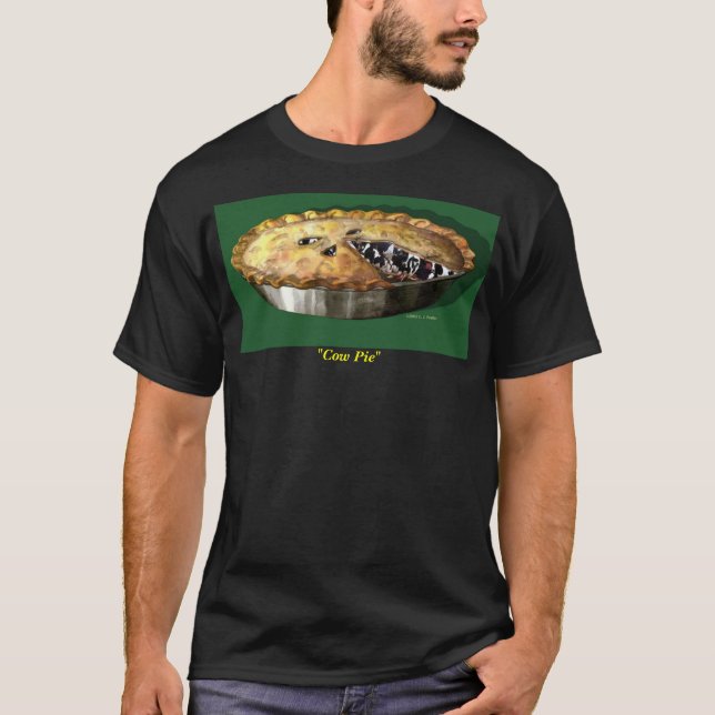 T-shirt Obscurité "de tarte de vache" (Devant)