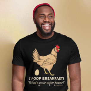 T-shirt Obscurité drôle de petit déjeuner de dunettes d