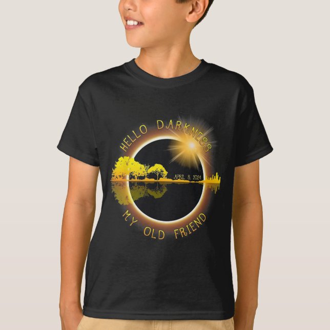 T-shirt Obscurité Mon Vieux Ami Eclipse (Devant)