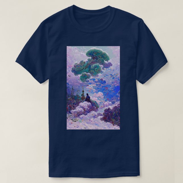 T-shirt Obscurité par les nuages (Design devant)
