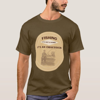 T-shirt Obsédée par la R-Shirt de pêche