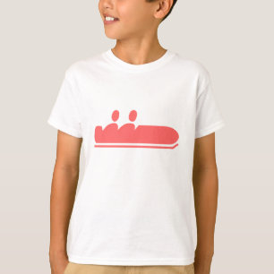 T-shirt Obsédée - rose tropicale