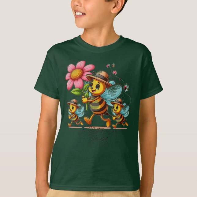T-shirt Obsequiando Flores (Devant)