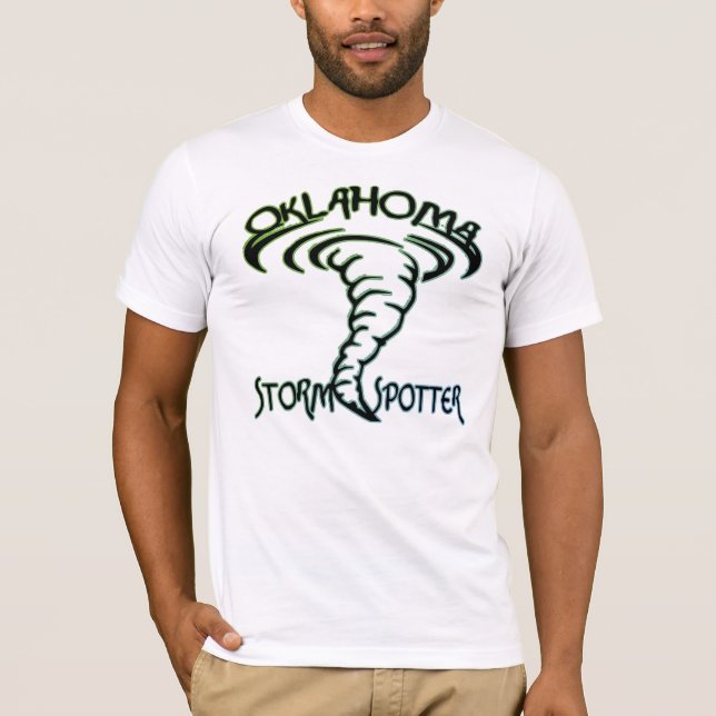 T-shirt Observateur de tempête de l'Oklahoma (Devant)