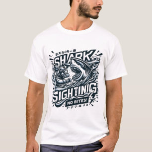 T-shirt Observation de requin Plongée en cage de requin
