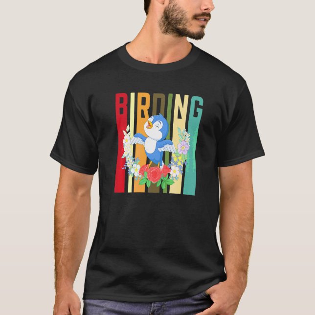 T-shirt Observation des oiseaux (Devant)