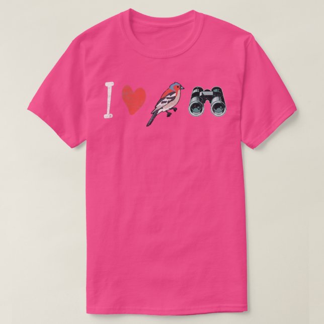 T-shirt Observation des oiseaux (Design devant)