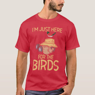 T-shirt Observation des oiseaux Jumelles d'oiseaux