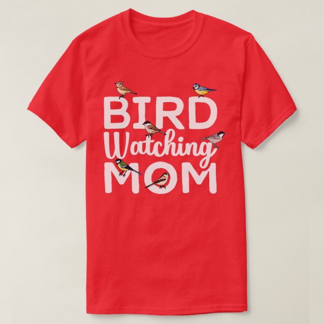 T-shirt Observation des oiseaux Maman Observation des oise (Design devant)