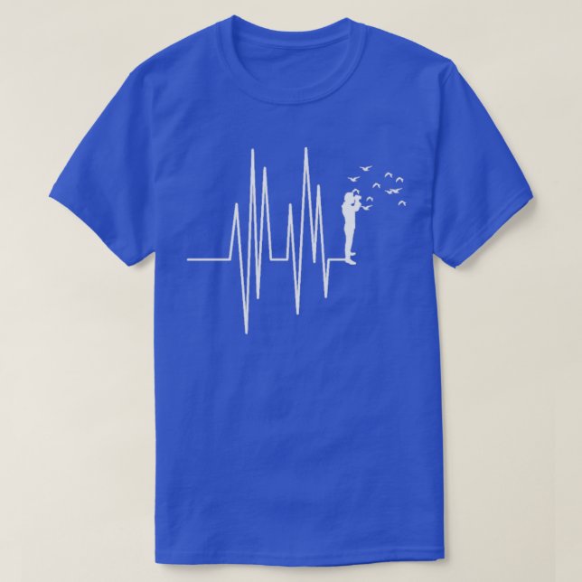 T-shirt Observation des oiseaux Observateur des oiseaux Or (Design devant)