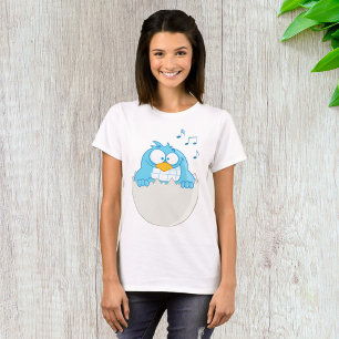 T-shirt Observation d'oiseaux bleus