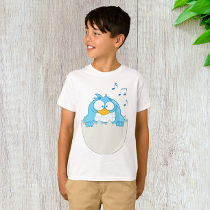 T-shirt Observation d'oiseaux bleus