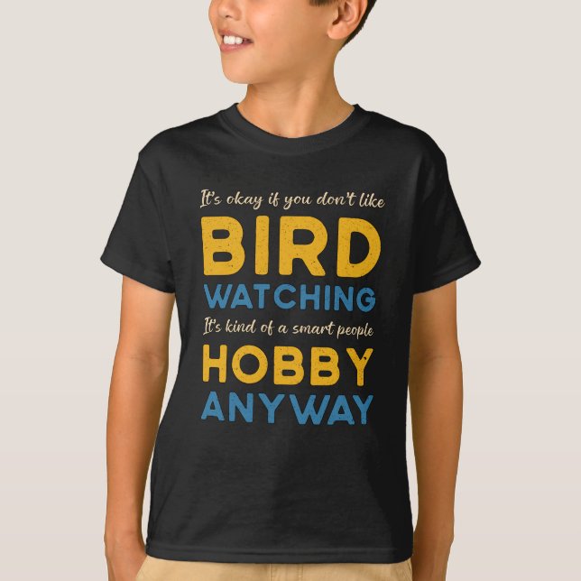 T-shirt Observation d'oiseaux Observation d'oiseaux Hobby  (Devant)