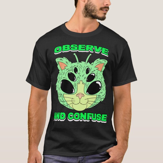T-shirt Observer et Confondre (Devant)