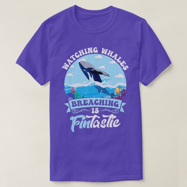 T-shirt Observer Les Baleines Atteindre Est FINtastic (Design devant)