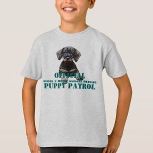 T-shirt Observez, le chiot que la patrouille est là-dessu