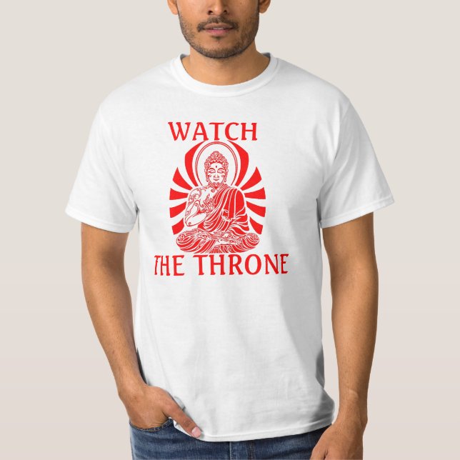 T-shirt Observez le trône 4 (Devant)