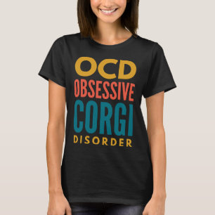 T-shirt Obsession du corgi