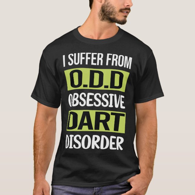 T-shirt Obsessionnel fléchettes d'amour (Devant)