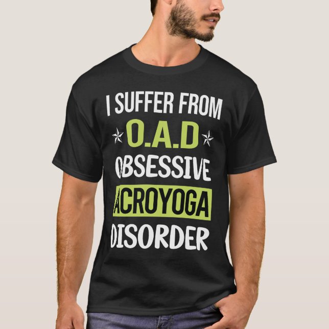 T-shirt Obsessive Love Acroyoga Acro Yoga (Devant)