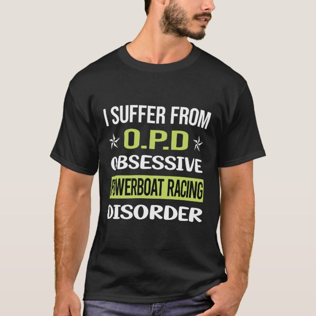 T-shirt Obsessive Love Powerboat Racing (Devant)