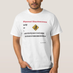 T-shirt Obsolescence prévue