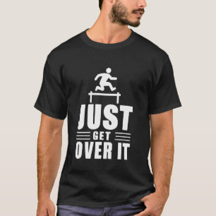 T-shirt Obstacle Athlete Runner Jumper Track Et Field Hurd