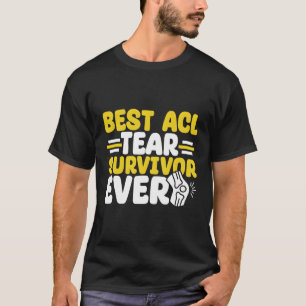 T-shirt Obtenez Bien Bientôt Broken Knee Acl Récupération